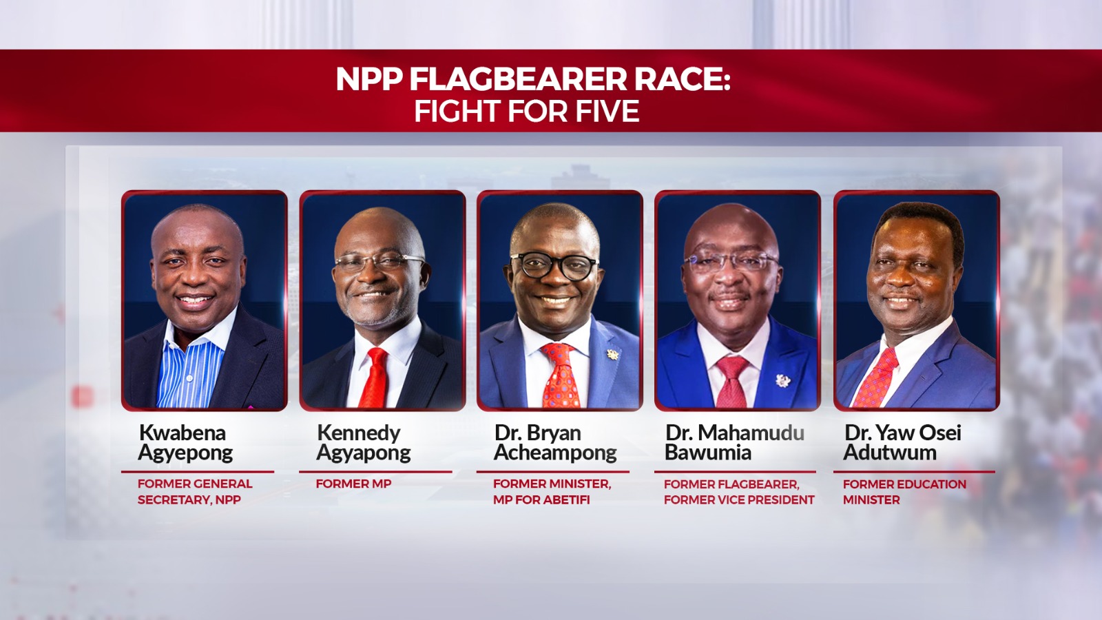 tv3_ghana's tweet card. The National Council of Elders of the New Patriotic Party (NPP) has announced to all members that the Ad Hoc Committee constituted by the Council to oversee the