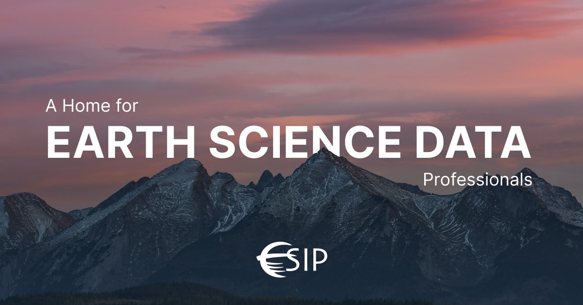 ESIPfed's tweet card. The ESIP Collaboration of the Year Award recognizes a people for outstanding collaborative work in the Earth science data community.