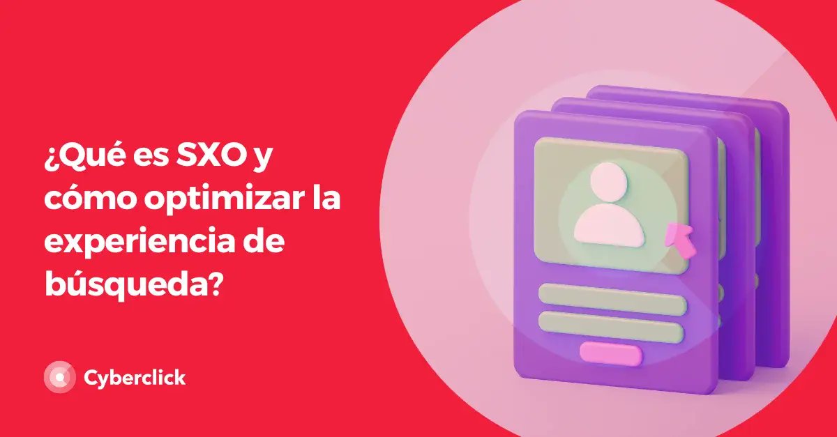 cyberclicknet's tweet card. Descubre cómo el SXO (Search Experience Optimization) combina SEO y experiencia de usuario para mejorar la visibilidad y conversión de tu sitio web.
