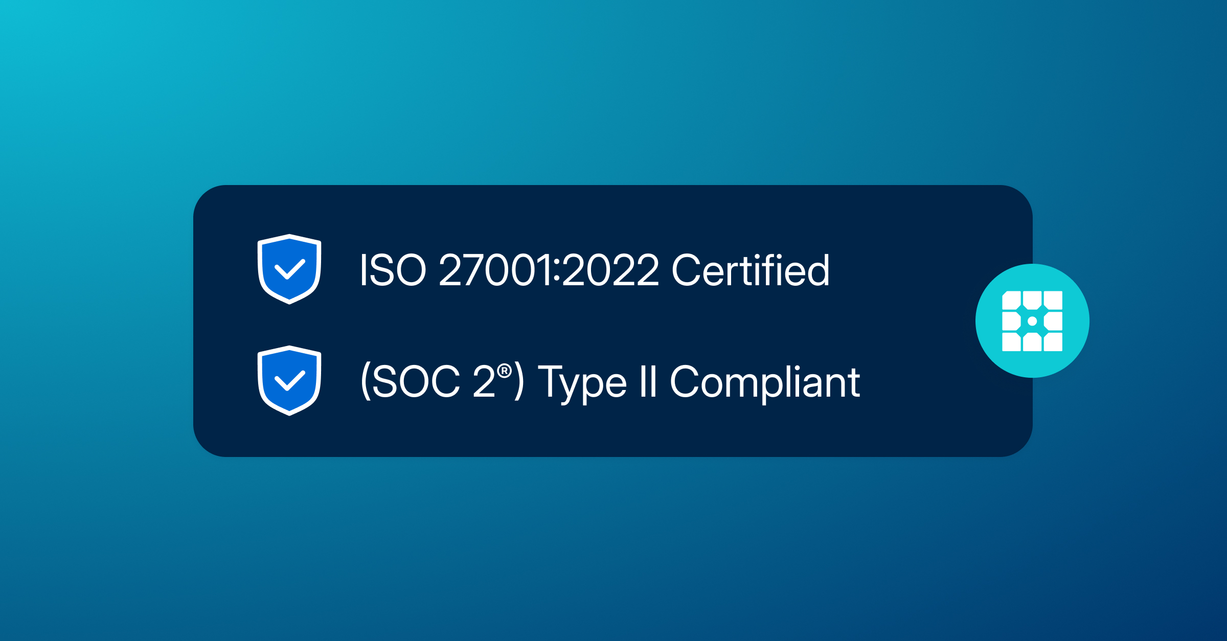 Synmek's tweet card. This certification demonstrates our continued commitment to data privacy, security, and ensuring next-level protection and compliance.