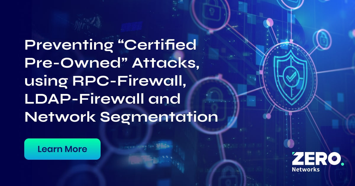 ZeroNLabs's tweet card. Learn how to prevent Certified Pre-Owned attacks on Active Directory Certificate Services using RPC Firewall, LDAP Firewall and network segmentation. Protect your PKI infrastructure from certificate...