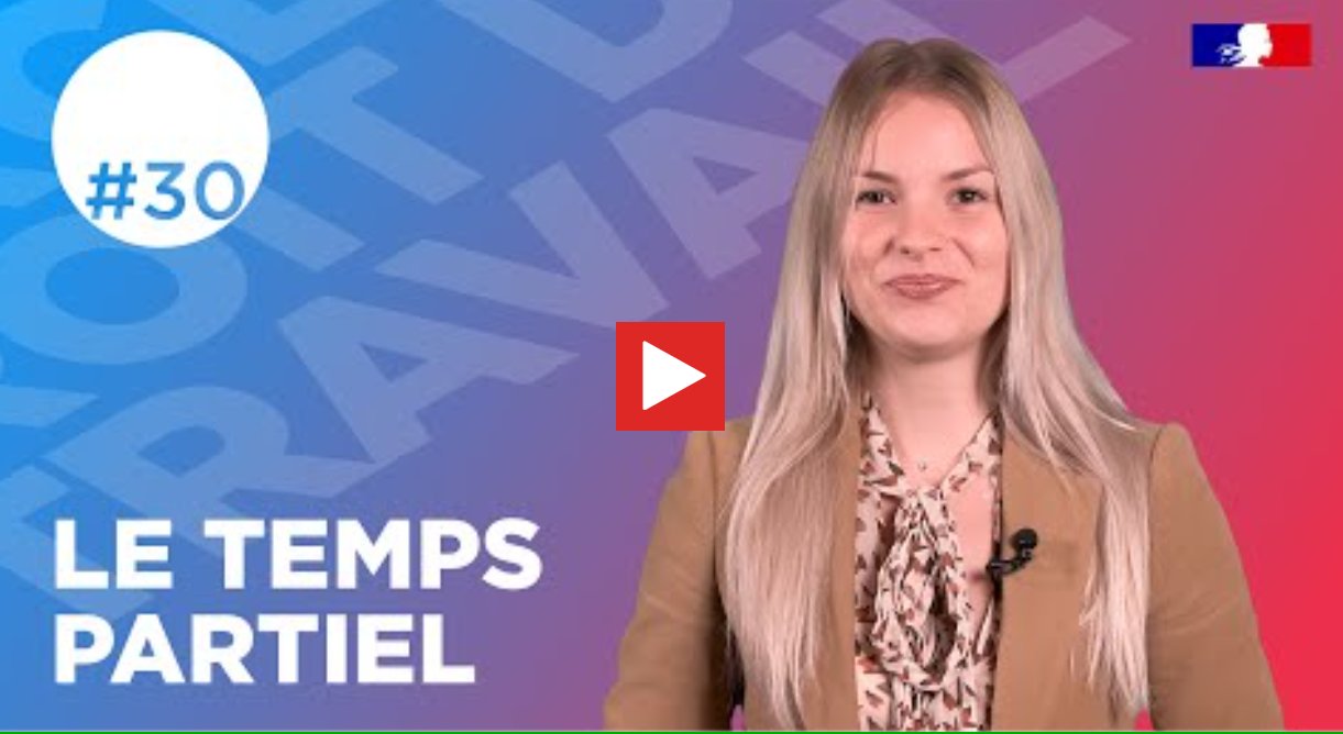 DanielleLargier's tweet card. Le salarié à temps partiel est celui dont la durée du travail, obligatoirement mentionnée dans son contrat de travail, est inférieure à la durée légale du travail (35 heures par semaine)