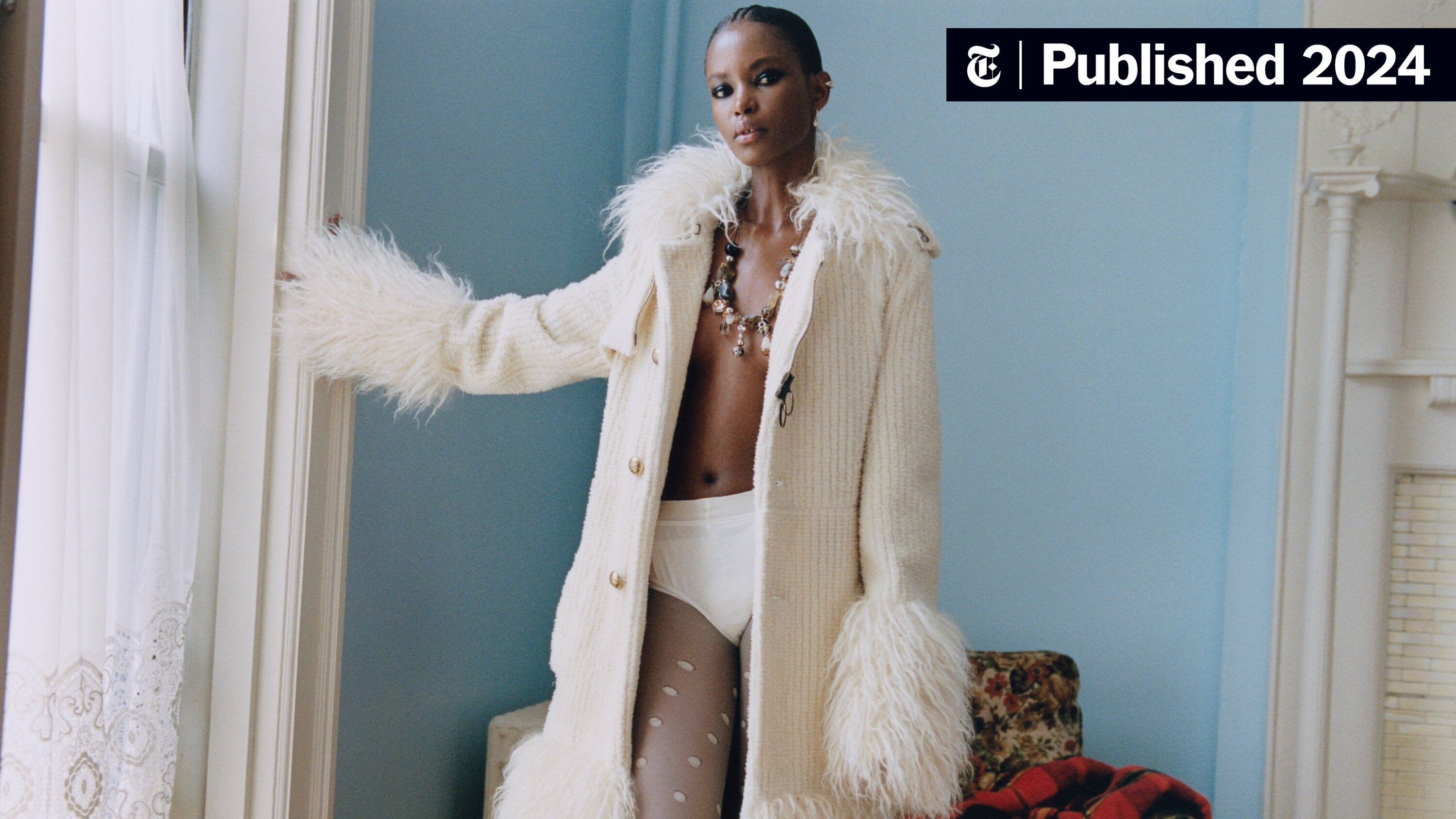 tmagazine's tweet card. Soft knits, diaphanous dresses and smart separates in shades of ivory, cream and snow are a bright palate cleanser for the season.