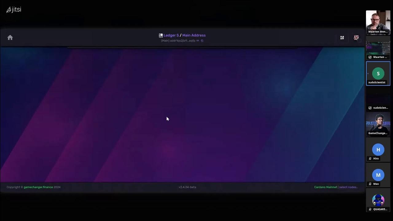 QuasarSure's tweet card. Developing dapps with #GCScript DSL and GameChanger Wallet
