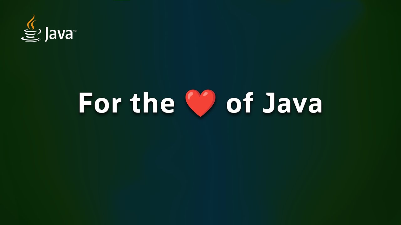 CrystalLFurman's tweet card. For the ❤️ of Java