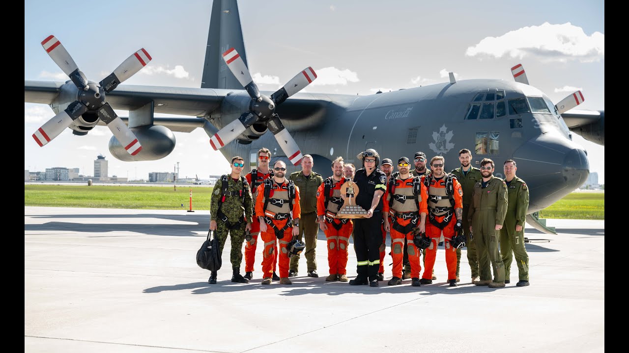 paramedicpaul's tweet card. Memorial Jump At CFB Winnipeg Honouring Sgt Mark Salesse and M/Cpl...