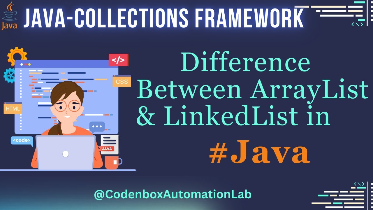 CodenboxTeam's tweet card. Java Collections Framework-Part 5: Difference between ArrayList &...