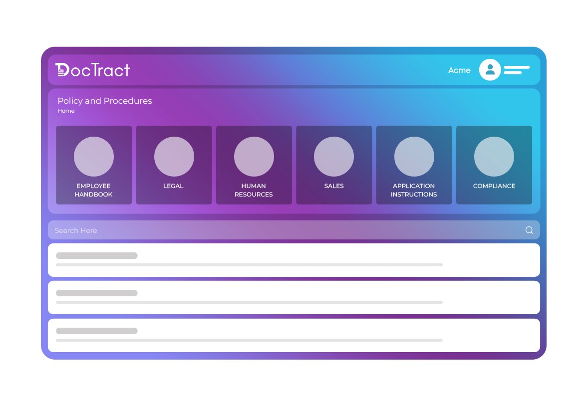 doctract's tweet card. Streamline policy distribution with DocTract. Ensure compliance, accessibility & track attestations effortlessly. Centralized, secure & audit-ready policy software.