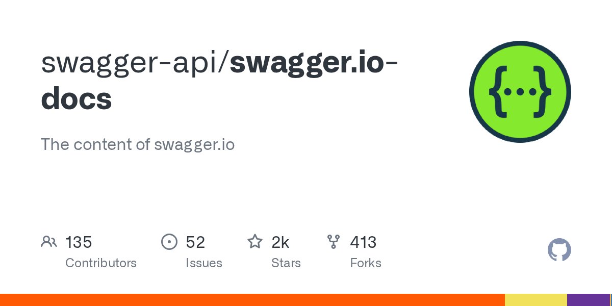 SwaggerApi's tweet card. The content of swagger.io. Contribute to swagger-api/swagger.io-docs development by creating an account on GitHub.