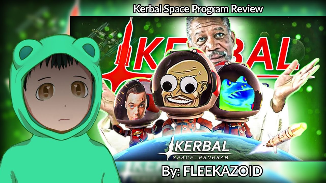 YT_AndyPlays's tweet card. Reacting to "Kerbal Space Program Review" by @FLEEKAZOID