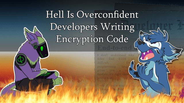 PosedionSpace's tweet card. Overconfident developers that choose to write their own cryptography code have plagued the information security industry since before it was even an industry. This in and of itself isn’t inhe…