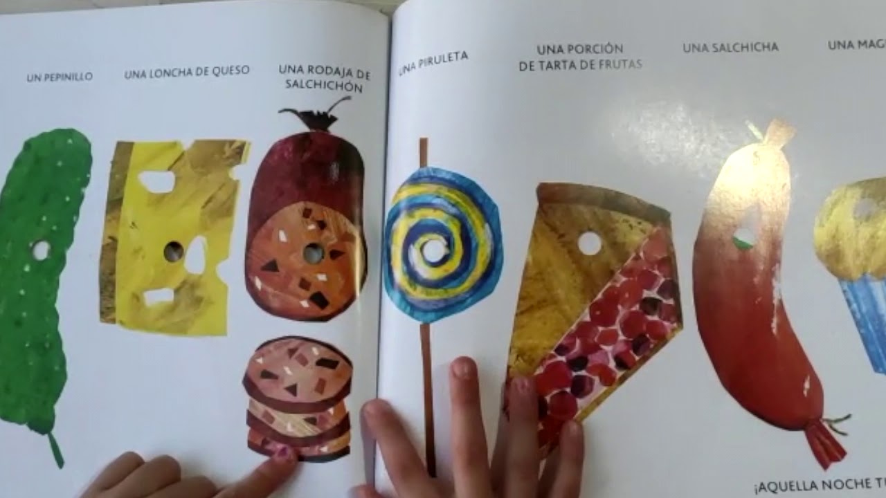 lessonstudyuma's tweet card. Sofía narra: La pequeña oruga glotona de Eric Carle. Editorial Kókinos