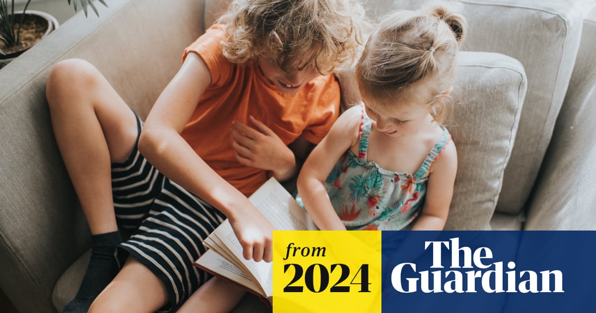 GuardianBooks's tweet card. National Literacy Trust finds only 35% of eight to 18-year-olds enjoy reading in their spare time, a sharp drop on last year to the lowest figure yet recorded