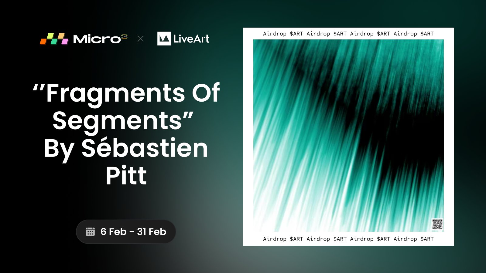 alergueztux's tweet card. LiveArt , backed by Animoca , Binance Labs , Hashkey , and OKX , is the global Web3 platform leading in bringing the $2 Trillion Dollar Art Asset Class to Web3. Join the Collection Hunt to earn more...