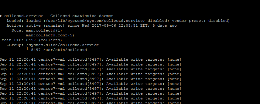 linuxadmin_io's tweet card. How to install CollectD, the linux system performance data collection daemon on CentOS 7 and verify its running correctly.