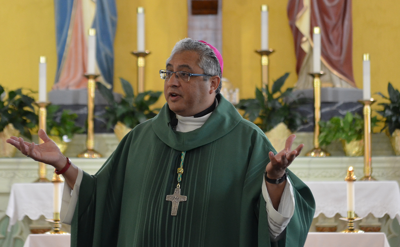 CatholicSOTC's tweet card. ‘I hope Catholics in Austin defy their bishop and call him to repentance for his wickedness and cruelty,’ said senior editor of The Federalist and Catholic convert John Daniel Davidson.