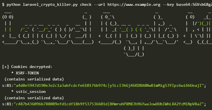 ReconBee's tweet card. when Laravel is installed read more about Over 600 Laravel Apps Exposed to Remote Code Execution Due to Leaked APP_KEYs on GitHub
