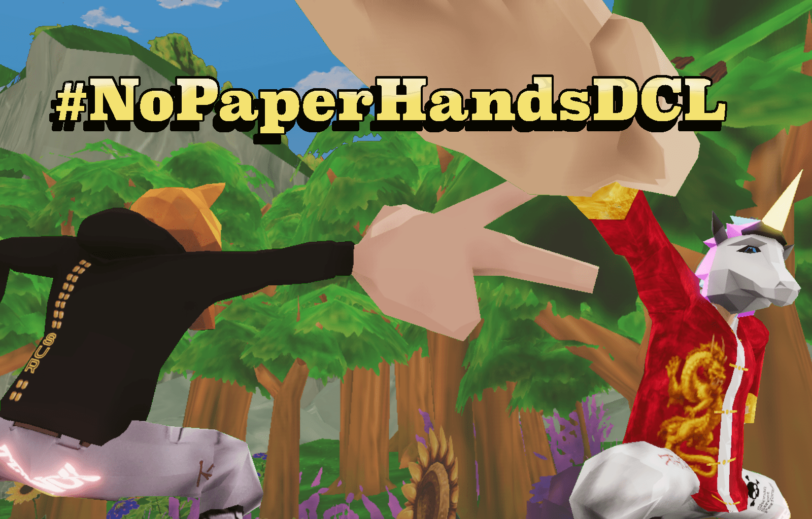 studio_sparkles's tweet card. #NoPaperHandsDCL