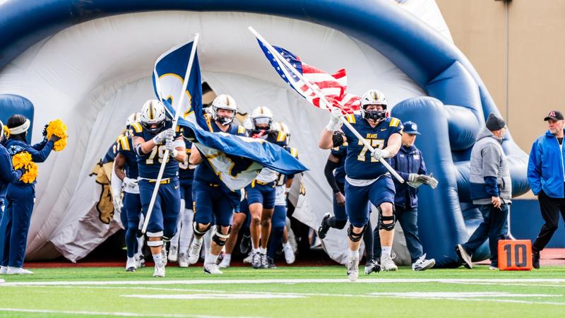 CSPBears's tweet card. ST. PAUL, Minn. - This Saturday marks the 2025 season finale as Concordia-St. Paul (2-8, 2-7 NSIC, 1-4 South) hosts Sioux Falls (6-4, 5-4 NSIC, 2-3 South) with a noon kickoff at Sea Foam Stadium.
