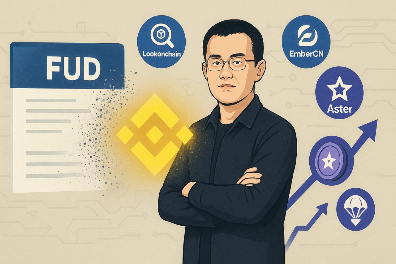 nulltxnews's tweet card. Crypto Twitter went wild earlier today after a viral “screenshot” by X user @FarzadXBT claimed that Binance founder CZ sold $30 million worth of $ASTER tokens.