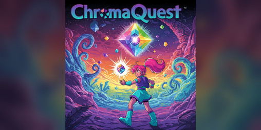 ChadArmel's tweet card. Chroma Quest. Play in your browser