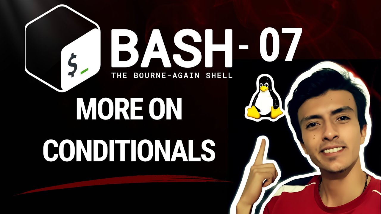 TSh4dex's tweet card. More On Conditionals BASH tutorial 07 | Hackerrank