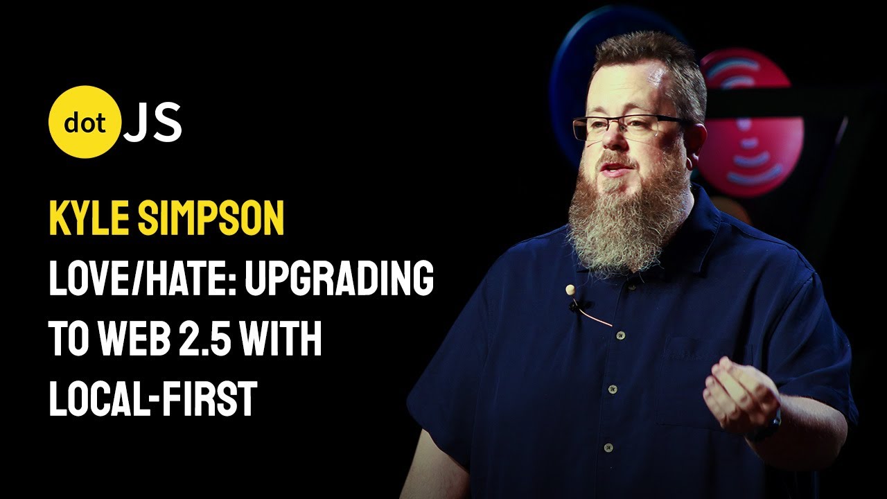 getifyX's tweet card. Love/Hate: Upgrading to Web2.5 with Local-First - Kyle Simpson -...