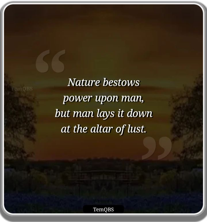 TemQBS's tweet card. Mankind possesses natural strength or capabilities, however this power is..