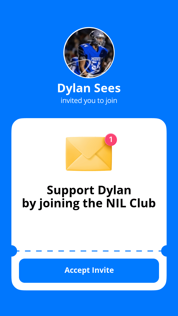 DylanSees3's tweet card. Support your favorite athletes