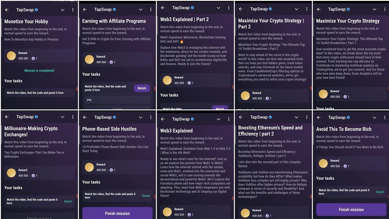 Amazingfacts406's tweet card. Tapswap Daily Tasks Answered on 28 August Updated