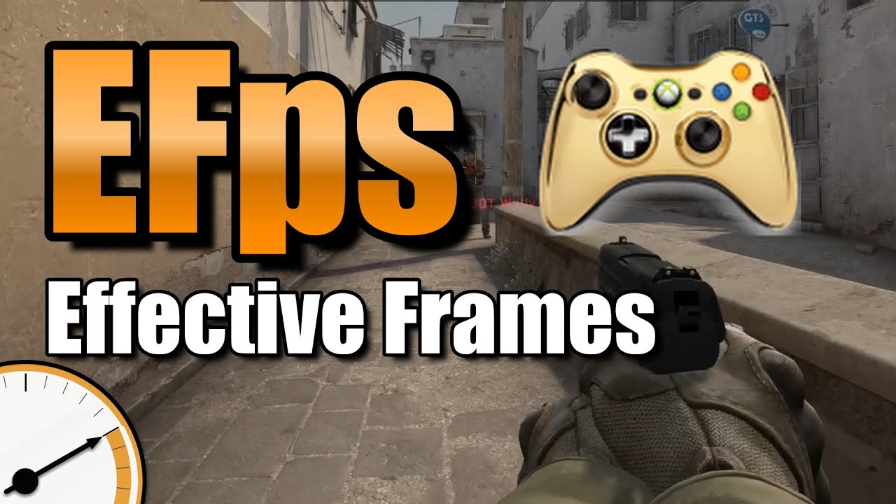 UserBenchmark's tweet card. What are effective frames per second (EFps)?