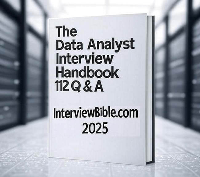 interviewbible's tweet card. A curated set of 112 common questions and answers to help you prepare forData Analyst job interviews. This book covers technical, analytical, business,and behavioral aspects.Index• Section 1: SQL &...