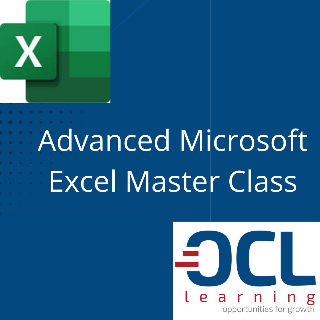 OpenCastlabs's tweet card. Go from Intermediate or Foundation in this Microsoft Excel Master Class by covering over 10 modules and class assignments. Customized for individuals and corporate groups either live online or...