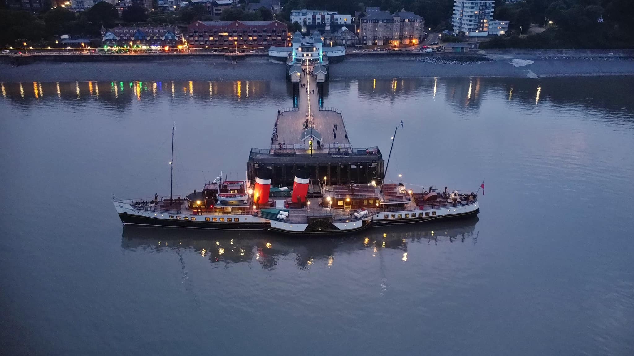 PenarthTimes's tweet card. Paddle steamer Waverley ends its 2025 season after 161,950 journeys—the highest recorded since 1996. Winter refit underway.
