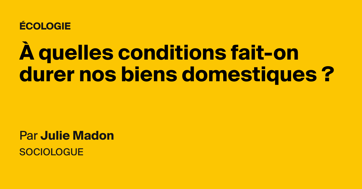 CircularImpact's tweet card. La question de la longévité des produits a été mise sur le devant de la scène avec la montée des controverses autour de l’obsolescence programmée et elle se pose à nouveau aujourd’hui, du fait des...