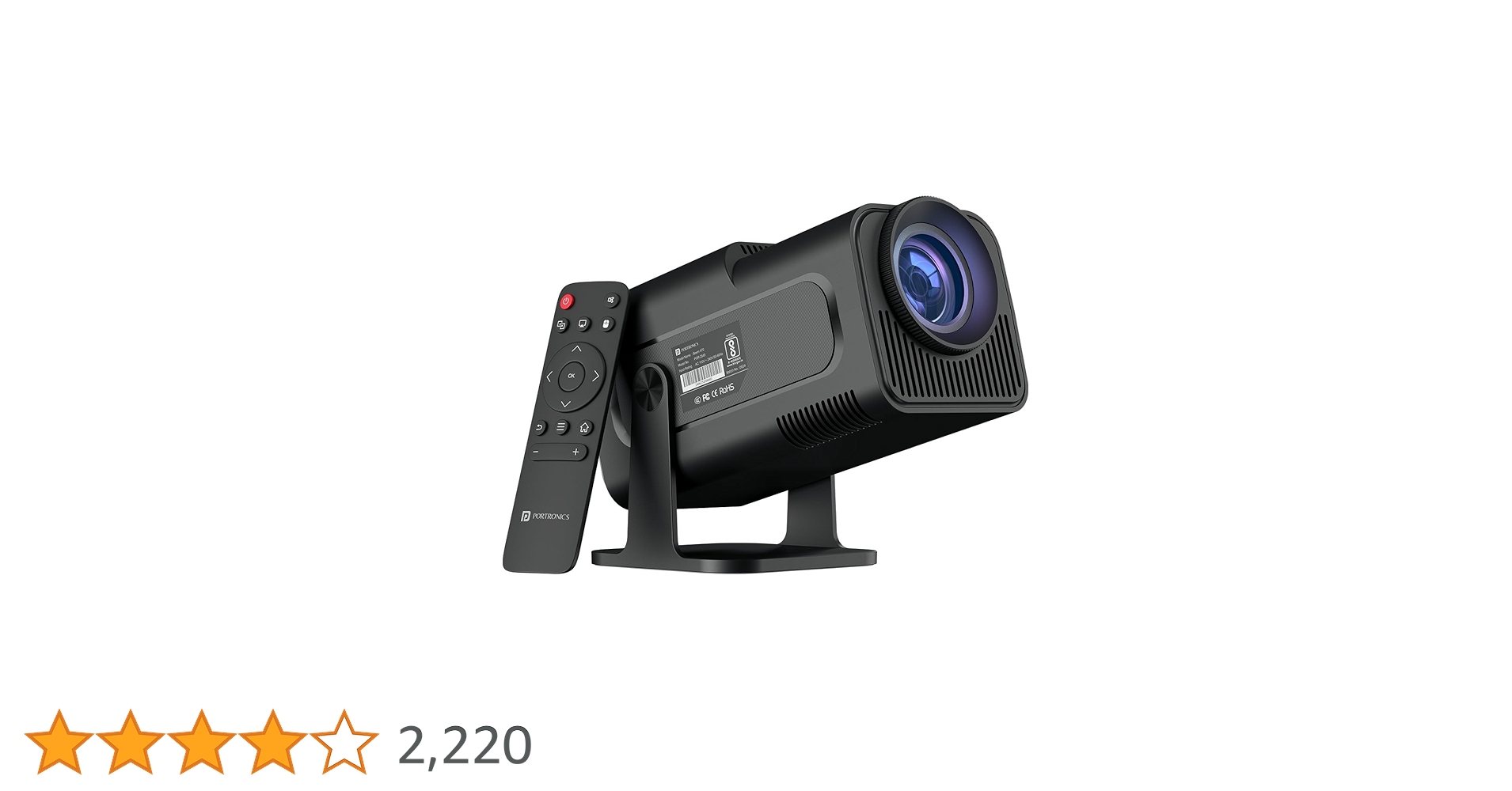 DealsinIND's tweet card. The Portronics Beem 470 is a smart LED projector designed to elevate your home theater experience with its precise craftsmanship and stunning visuals. Featuring an Android 11-based OS, it offers...