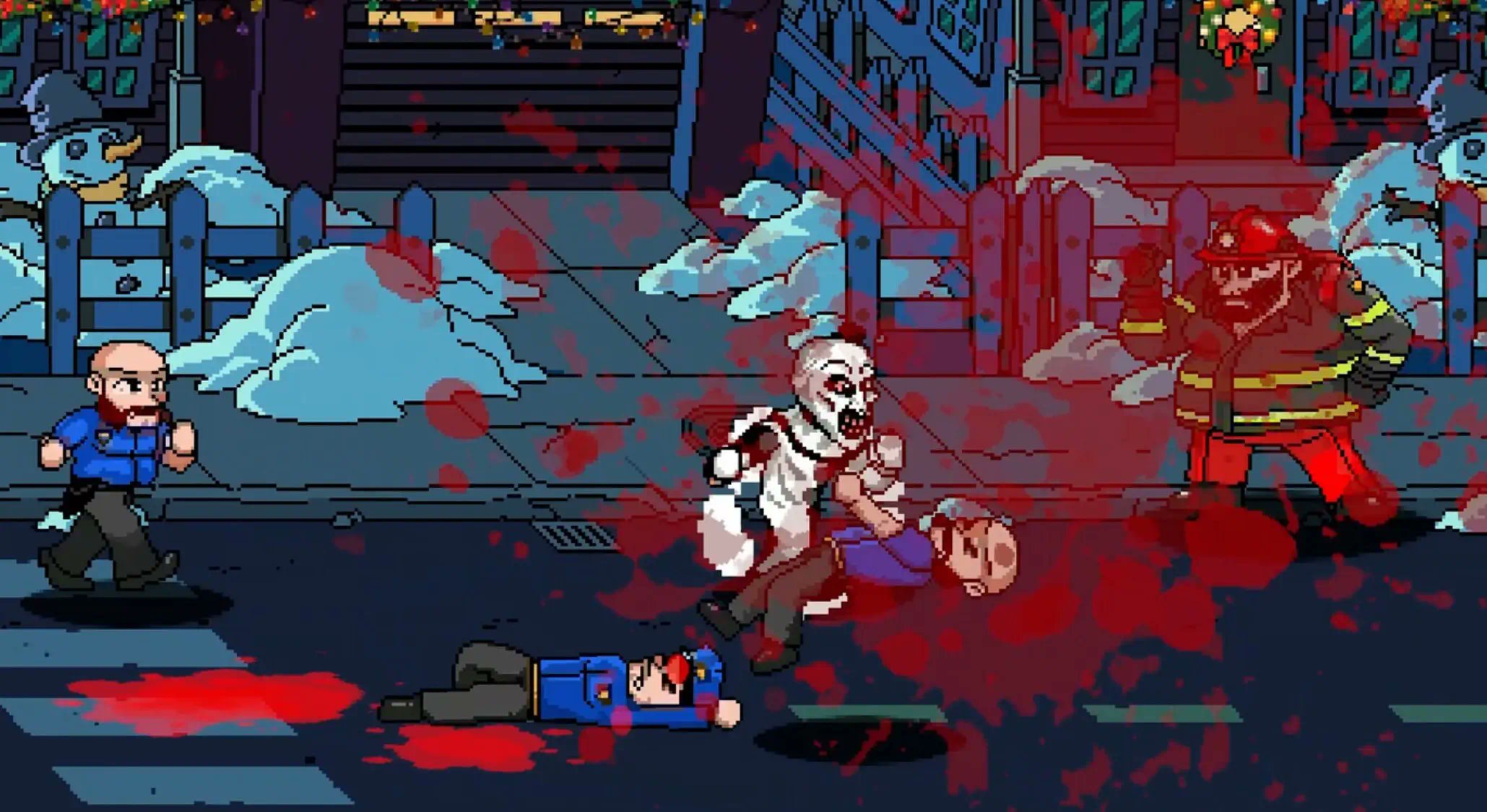 SawManiacos's tweet card. Descubre Terrifier: The Artcade Game, el brutal beat 'em up con pixel art, fatalities sangrientos y una demo gratuita ya disponible.