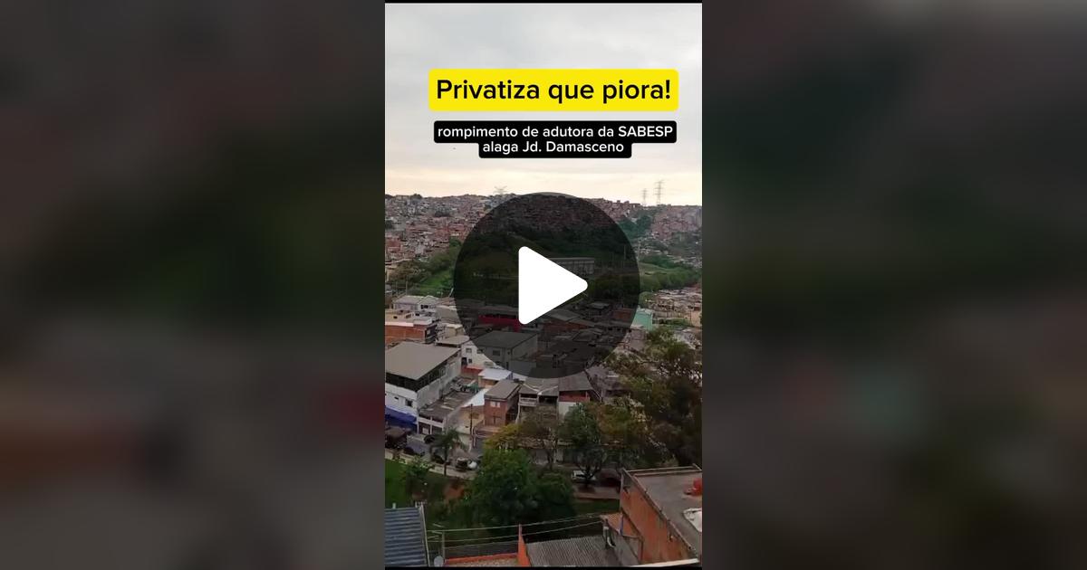 sylvinhafl's tweet card. 570 gostos, 73 comentários, "Desde que o governador Tarcísio iniciou a privatização da SABESP em 2023, a prioridade deixou de ser o atendimento à população e passou a ser o lucro dos acionistas. O...