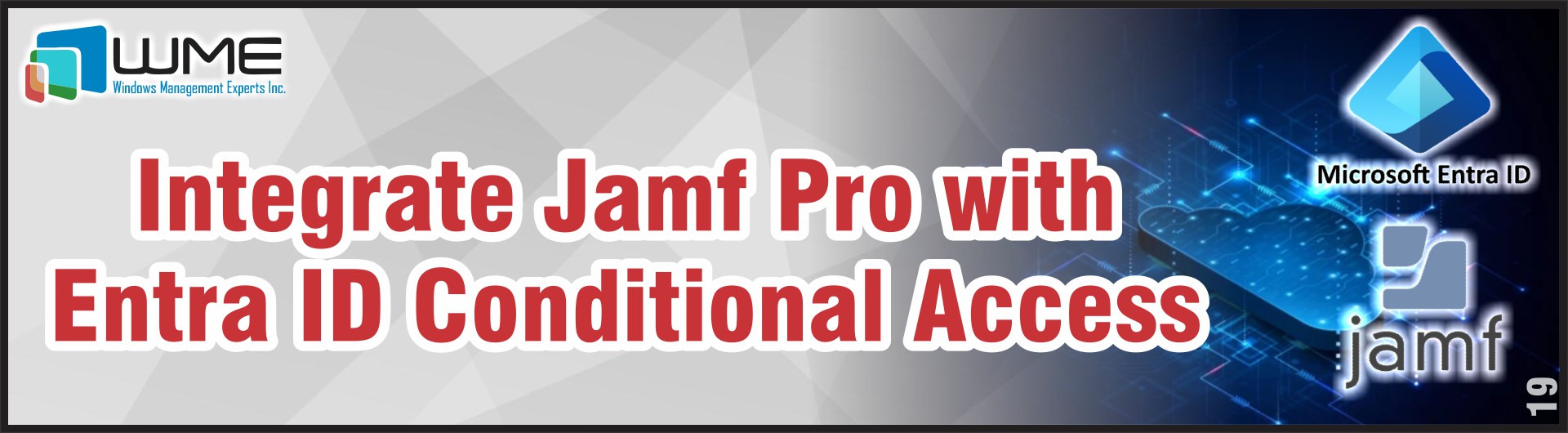WinMgmtExperts's tweet card. Learn how to connect Jamf Pro with Entra ID Conditional Access to enforce Apple-device compliance, boost zero-trust security, and simplify IT management.