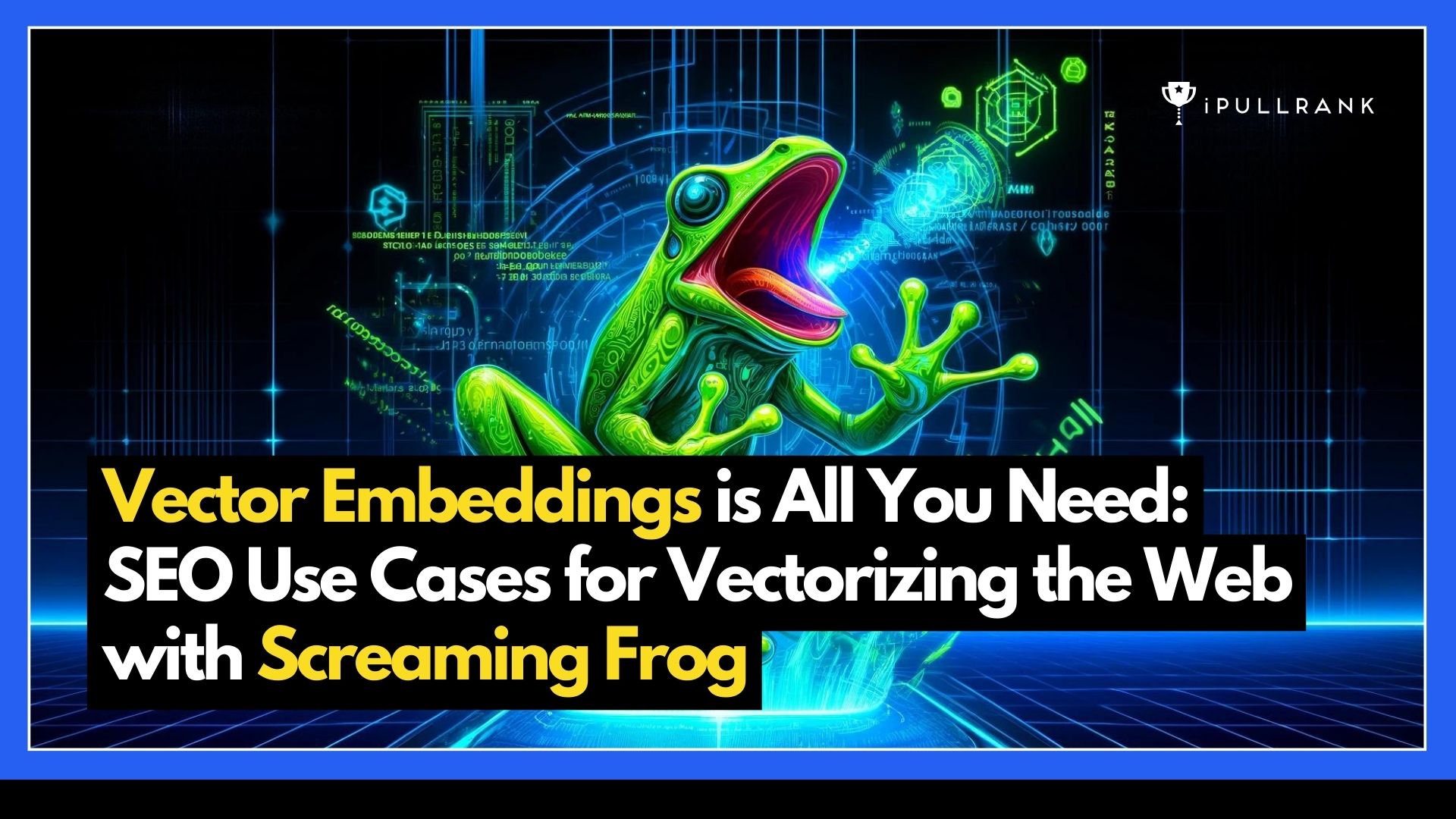 iPullRank's tweet card. Learn the SEO use cases when you leverage Screaming Frog's new feature to run bespoke JS functions and generate vector embeddings from OpenAI.