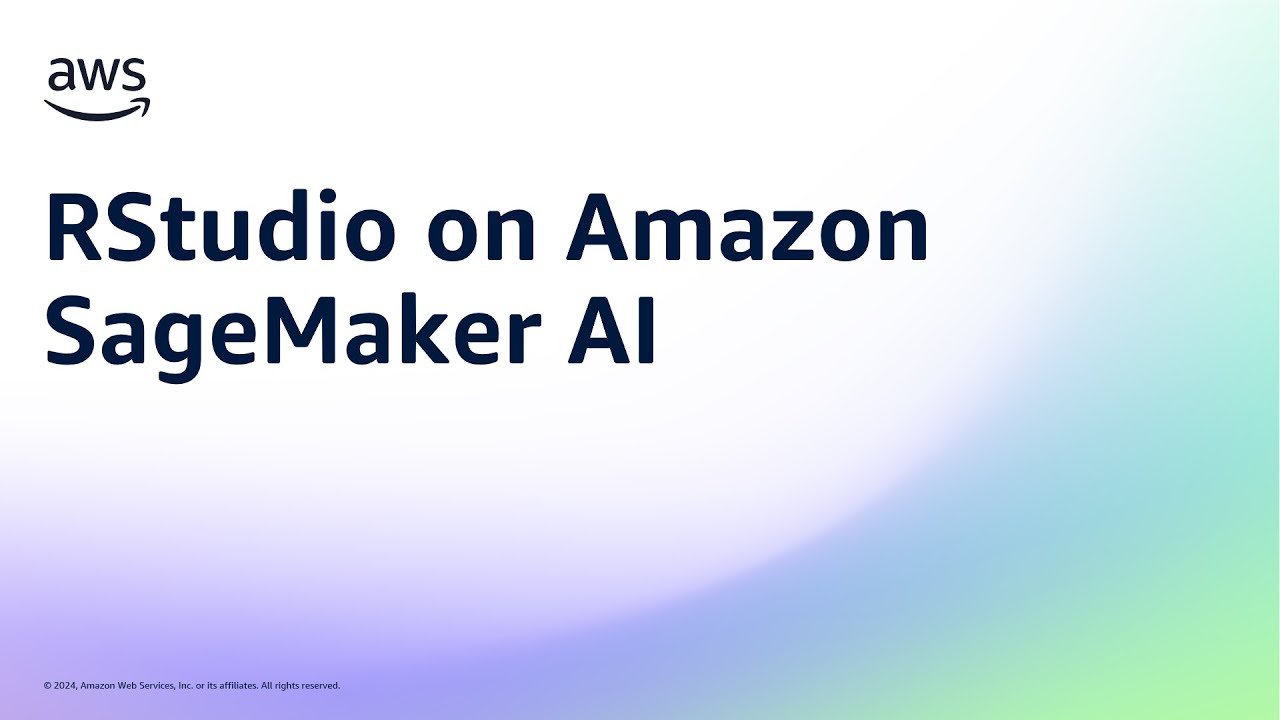 WhatsNewWithAWS's tweet card. RStudio on Amazon SageMaker AI | Amazon Web Services
