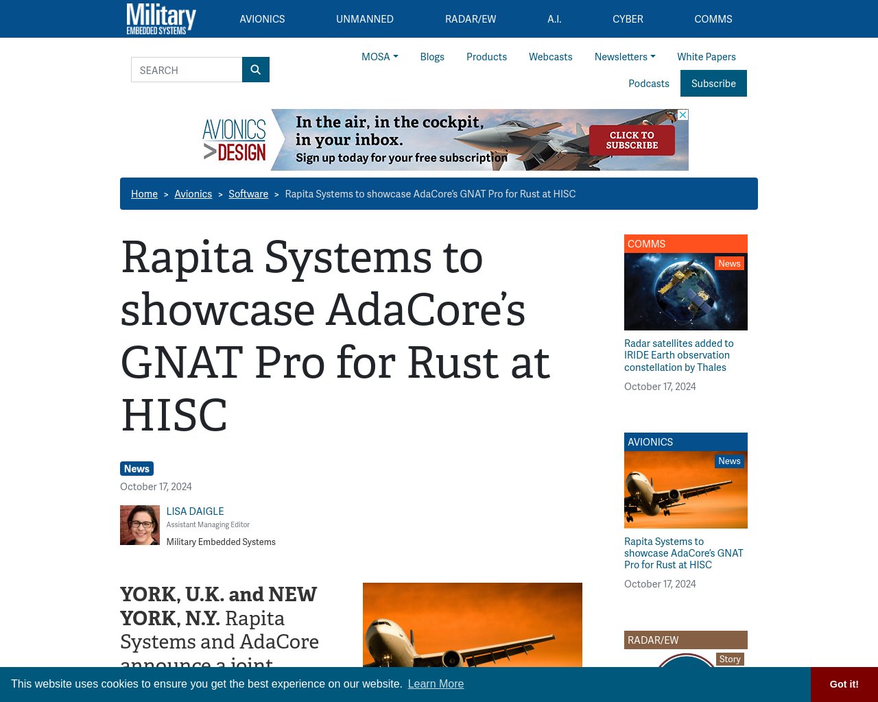 managetech_inc's tweet card. ラピタシステムズとAdaCoreは、ラピタシステムのRapiCover ZeroとRapiTime Zeroツ