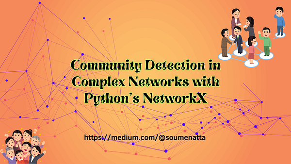 SoumenAtta's tweet card. Community detection is a powerful concept in network analysis that allows us to understand the hidden structure in complex networks by…