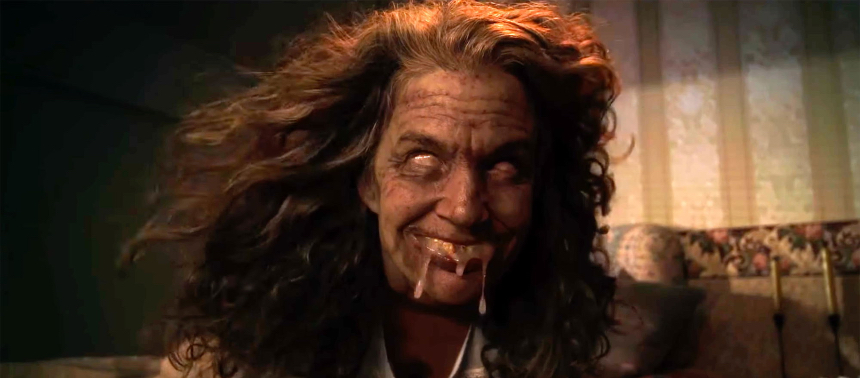 ScreenAnarchy's tweet card. American indie filmmaker Aaron Fradkin fuses old-school horror aesthetics with modern found footage techniques to deliver a multi-generational tale of supernatural terror, unfolding within a cursed...