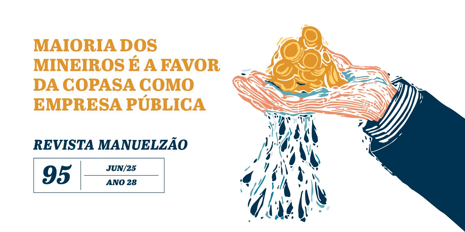 alexprocesso's tweet card. Companhia continua na mira do governo, mesmo autossustentável e próxima de alcançar até 2033 a universalização do saneamento prevista pelo novo marco legal