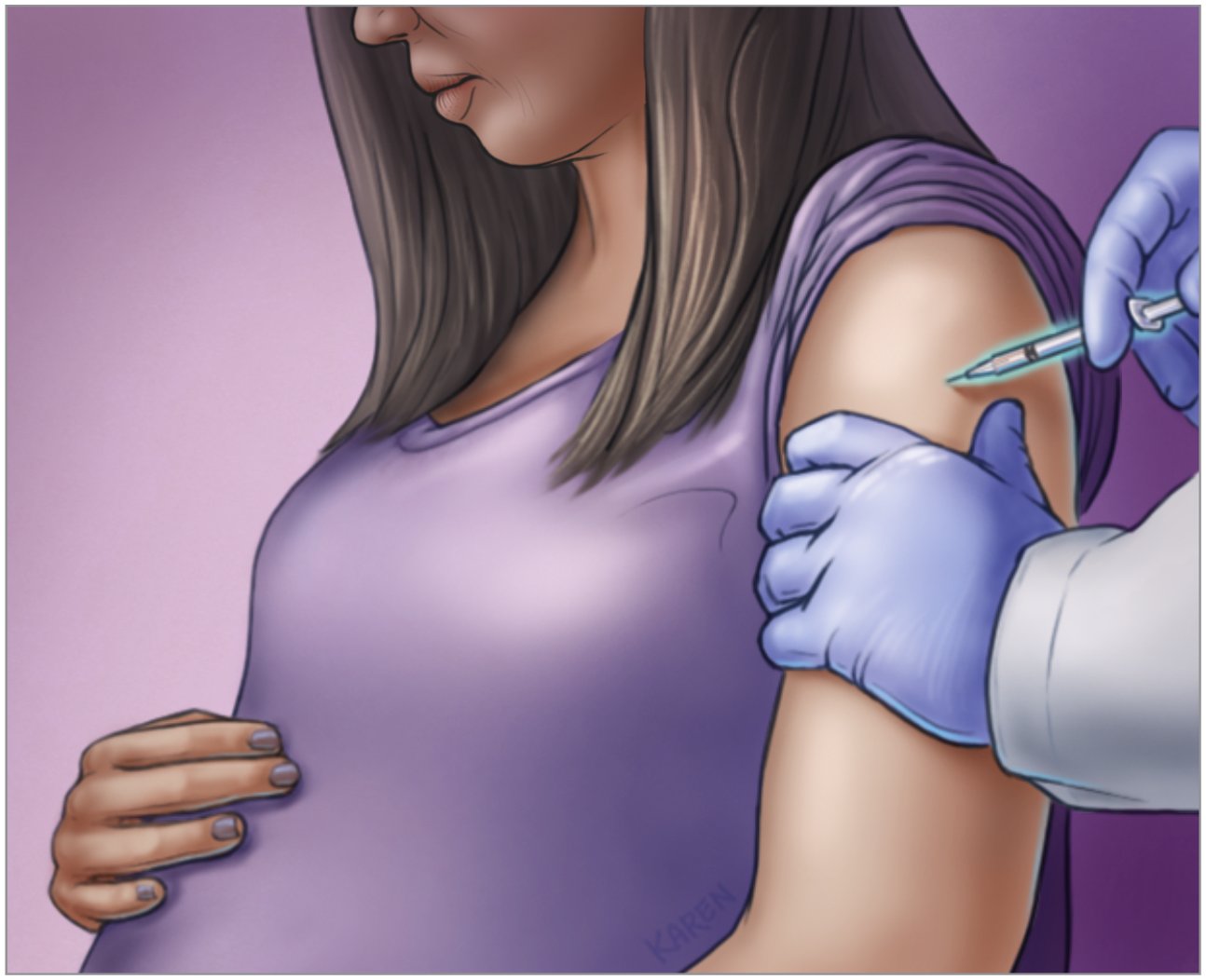 JAMA_current's tweet card. This JAMA Medical News article discusses updated guidance on COVID-19 vaccination in pregnant people from the American College of Obstetricians and Gynecologists.