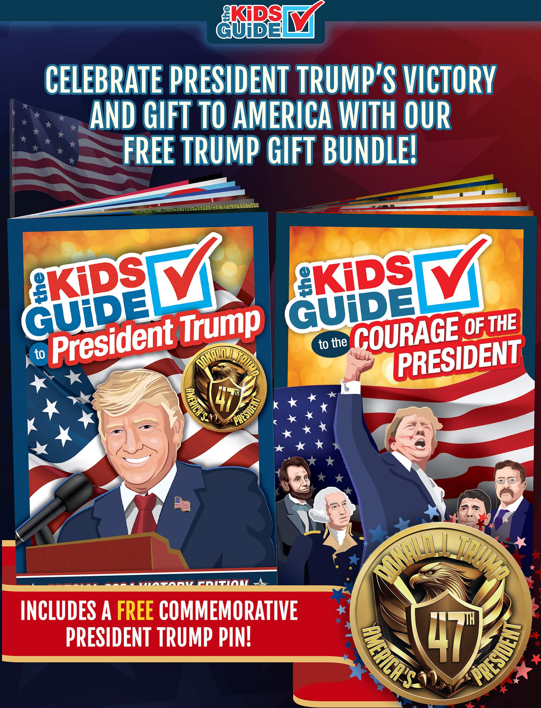 imagingnerd's tweet card. This free gift bundle will help your kids learn all about President Trump's greatest accomplishments during his first term.