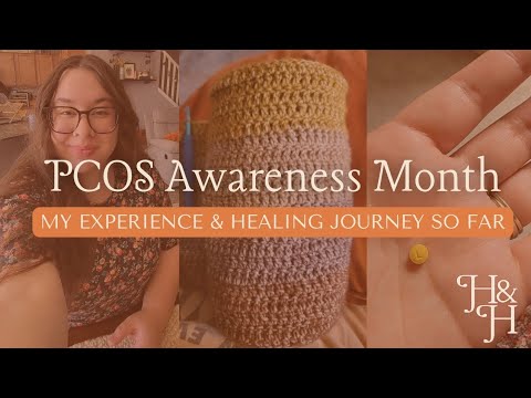 gabiepeacock's tweet card. PCOS Awareness Month