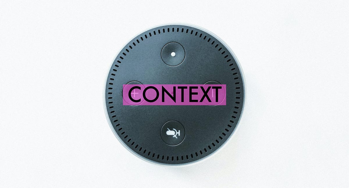 Chus9000's tweet card. Adopt Alexa’s design method based on the conversation situation with the tool that better adapts to it.