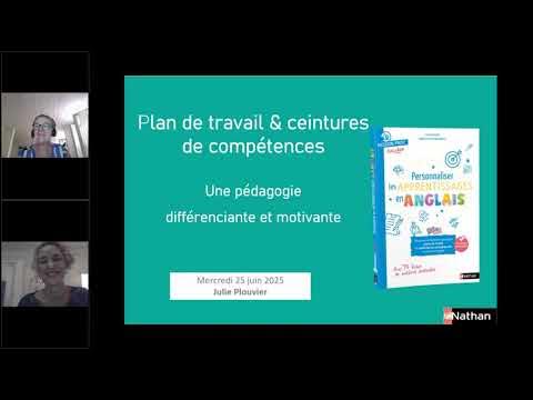 JuliesClassroom's tweet card. [REPLAY] Webinaire | Plan de travail & Ceintures de Compétences en...